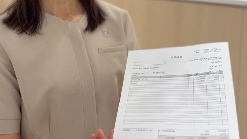 見積書はお持ち帰りいただけます。
