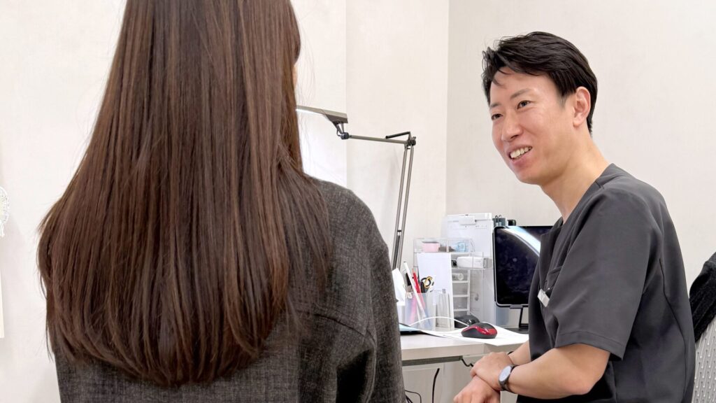 カウンセリングから施術まで、一貫して院長が対応いたします。