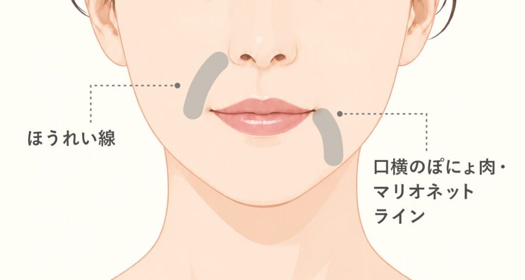 ぽにょりんの適応箇所